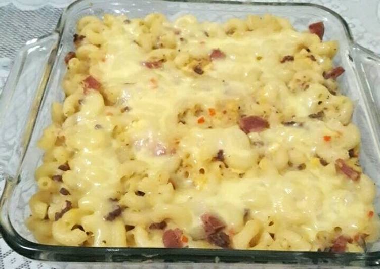 resep masakan Creamy Cheesy Makaroni Schotel