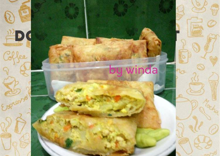 cara membuat Martabak telor bumbu kari alamanda