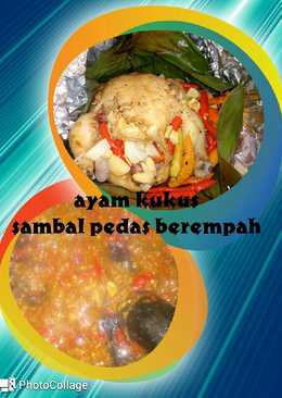 Ayam kukus sambal pedas berempah