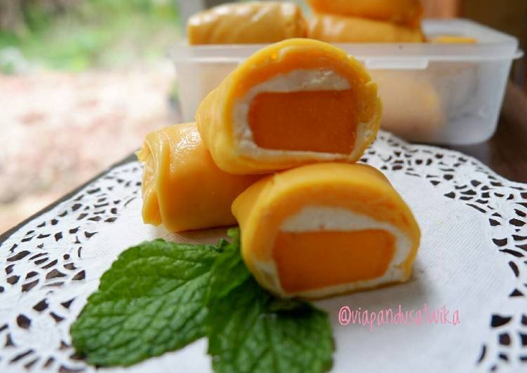 Resep Pancake mangga kekinian ?? By Via pandu satwika