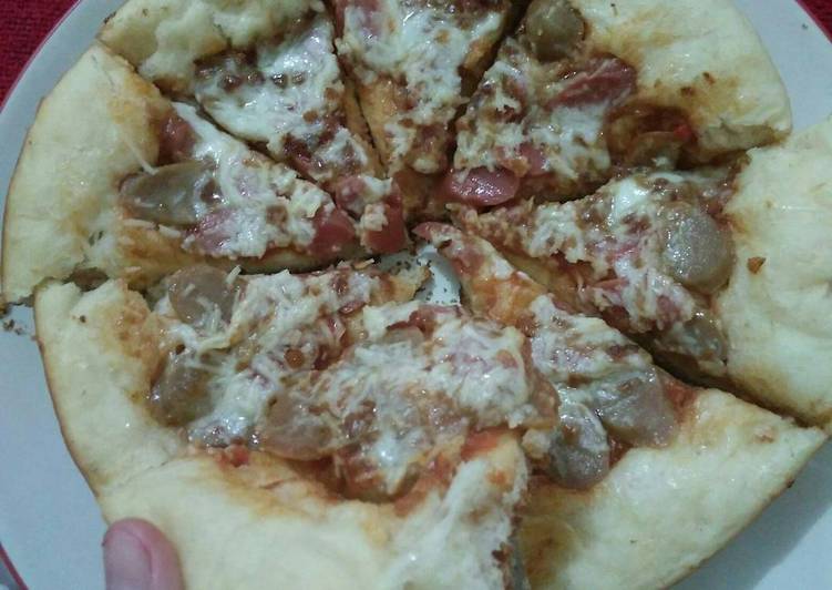 Resep Pizza tanpa telur tanpa oven Karya Neng Nia