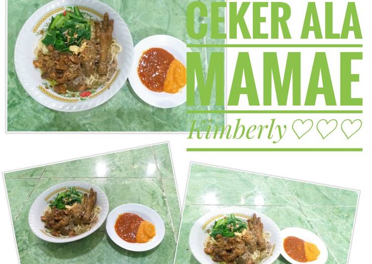 Resep Mie Ayam Ceker Enak