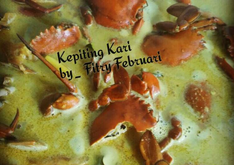 bahan dan cara membuat Kari kepiting pedas