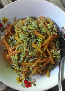 Oseng2 kecambah dan wortel simpel