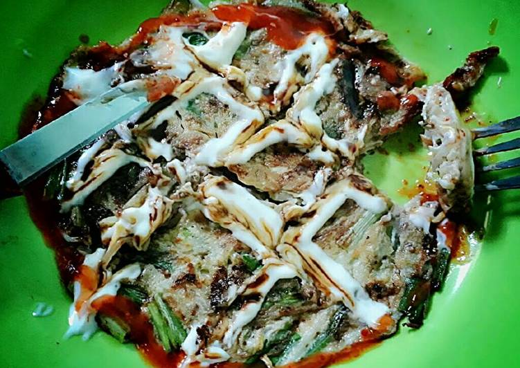 gambar untuk cara membuat Okonomiyaki