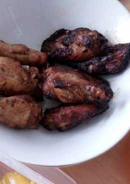 Salty chicken wings