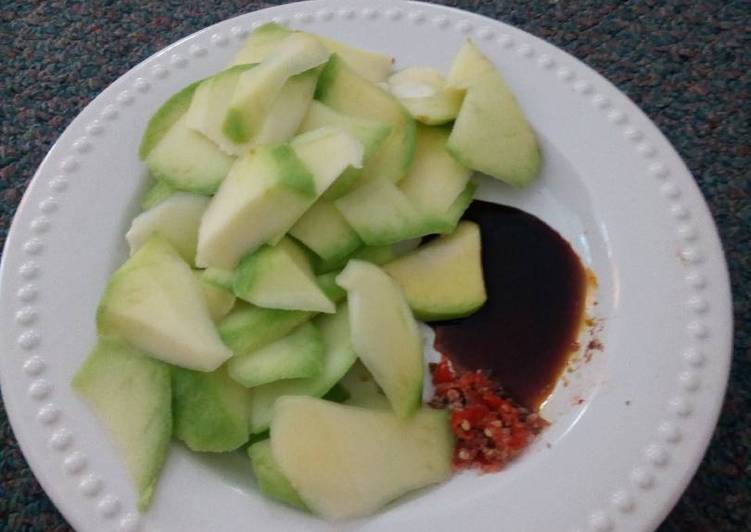 resep Mangga Muda Rujak Kecap