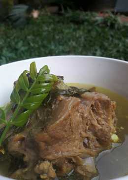 Asem-asem pedas kambing daun kedondong #KitaBerbagi