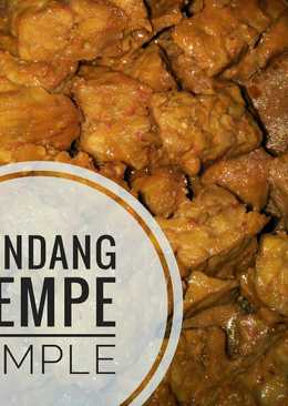 Rendang tempe(simple)