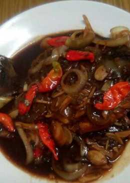 Ikan bawal saus tiram teriyaki