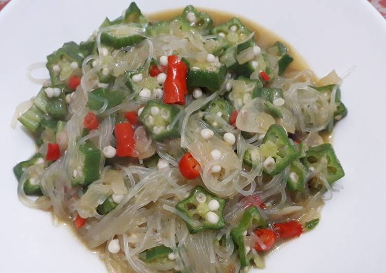 gambar untuk resep makanan Tumis Okra Soun