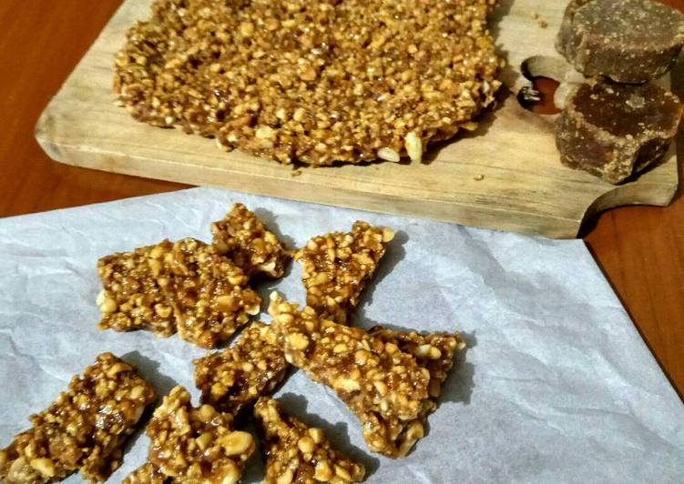 Resep Nougat aka Enting Kacang Gula Merah Kiriman dari marissca bangun