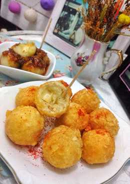 Cilok keju crispy & cilok keju kukus