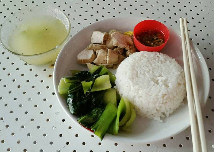 Resep Nasi Ayam Hainan (Hainanese Chicken Rice) Karya Tamara