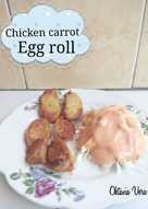 Chicken Carrot Egg Roll