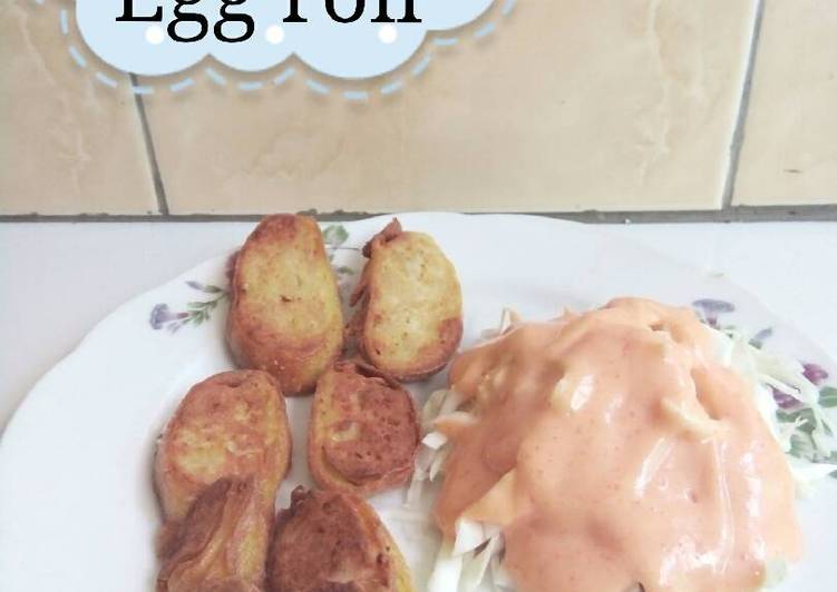 resep lengkap untuk Chicken Carrot Egg Roll