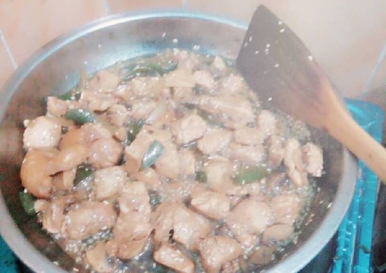 bahan dan cara membuat Ayam teriyaki