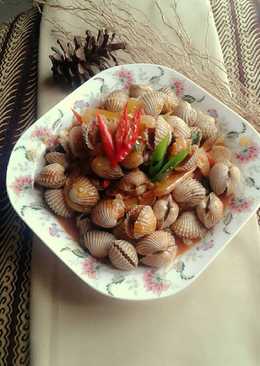 Kerang Darah Saus Asam Manis Pedas