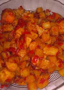 Kentang Balado pedes bumbu simple