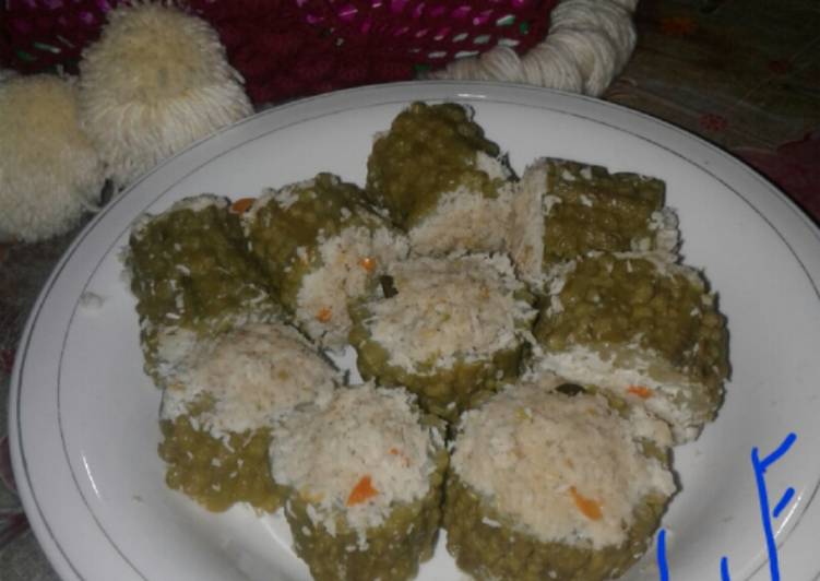 resep masakan Pare kukus isi bumbu urap