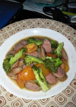 Cah Brokoli Sosis Saus Tiram