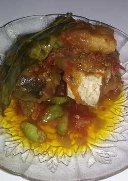 Ikan cucut sambal pedas pake pete