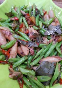 Cumi asin tumis buncis