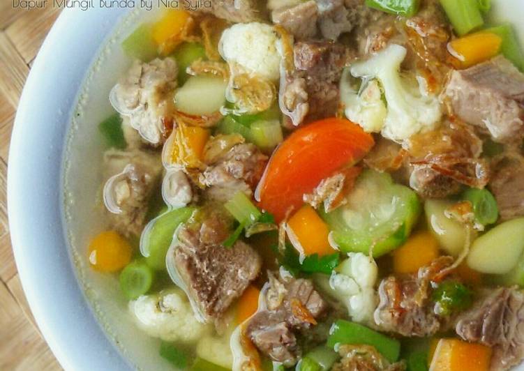 Resep Sop Sayur & Daging Sapi