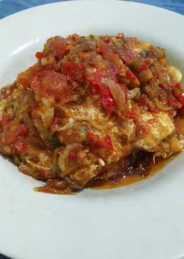 Telur ceplok pedas manis