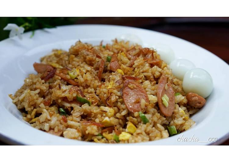 Nasi Goreng Sosis Tahu