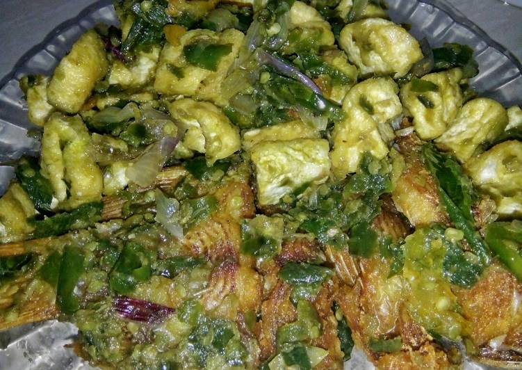 resep masakan Nila goreng Samba lado hijau