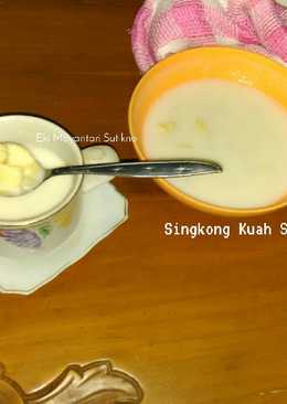 Singkong Kuah Susu (2 Bahan)