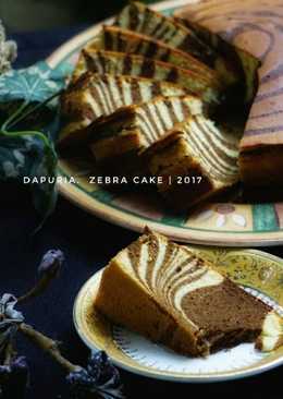 Zebra cake putih telur