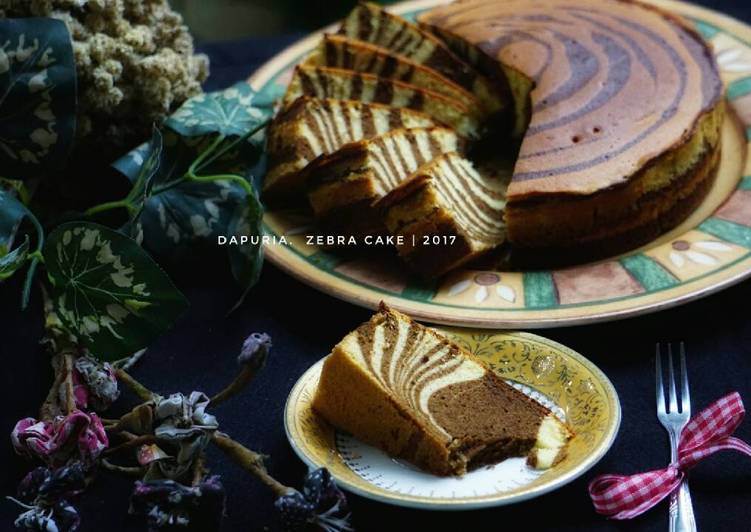 gambar untuk resep Zebra cake putih telur