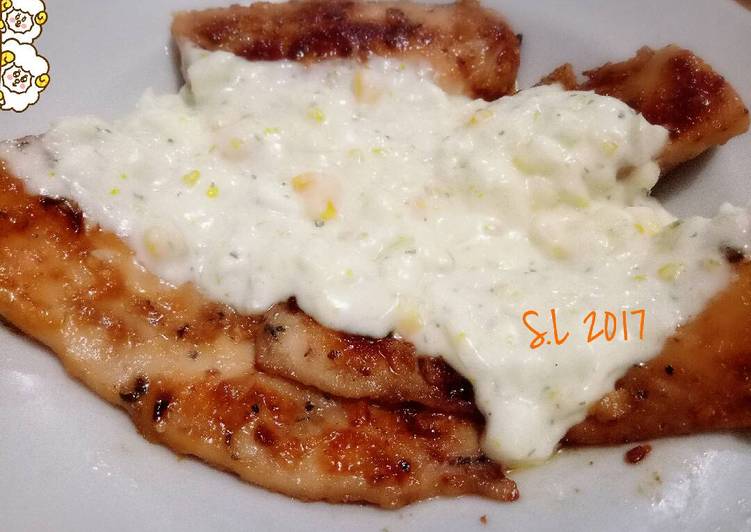 resep masakan Pan Fried Dory Fish With Honey & Tartar Sauce