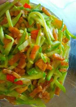 Oseng waluh campur tempe