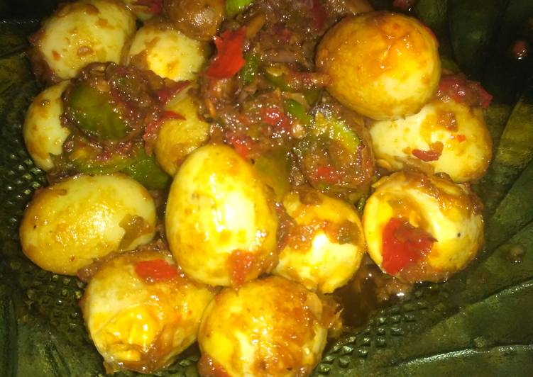 Resep Telur puyuh pete balado Oleh Euis Kartika