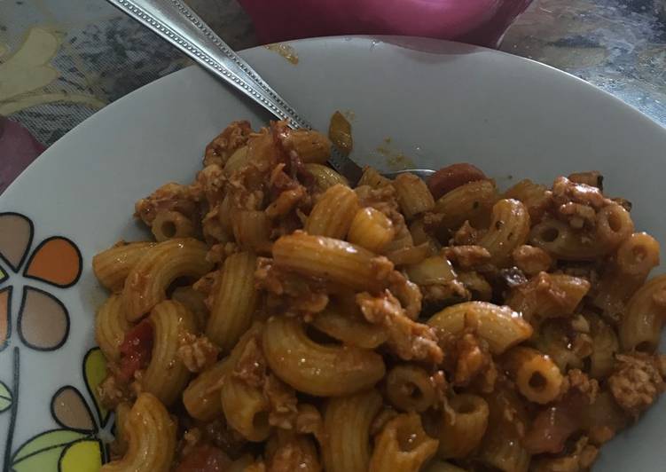 resep Macaroni bolognese