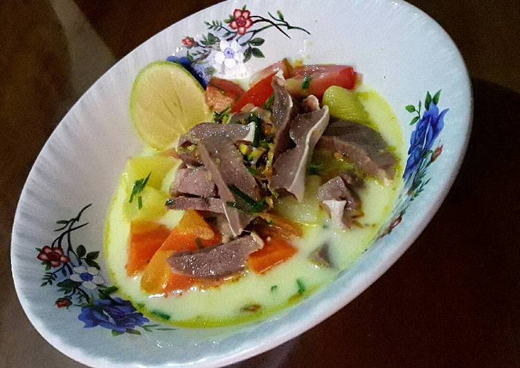 resep masakan Soto Betawi KW 2 *seadanya bahan