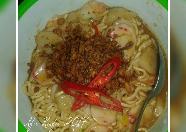 resep Seblak Mi Kuah Kari Pedas