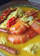 Gulai Udang Galah + Tahu