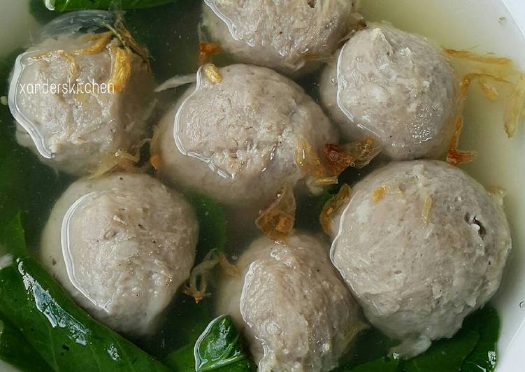 Resep Bakso Sapi kenyal enak tanpa baking powder oleh 