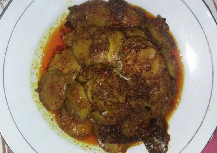 resep lengkap untuk Rendang jengkol super pedas