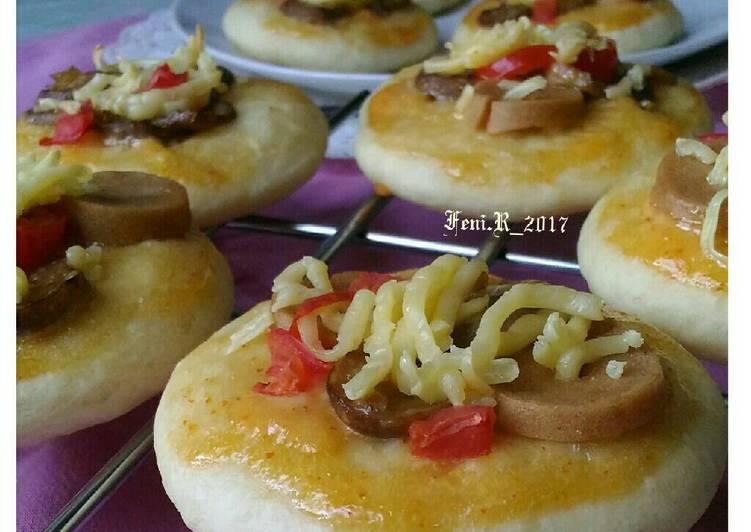 gambar untuk cara membuat Fluffy pizza ekonomis(mini)