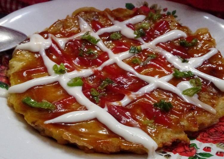 resep makanan Japanese Okonomiyaki ala Leli