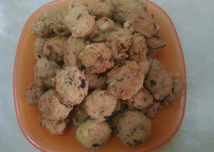 resep masakan Perkedel Tahu isi mie & wortel