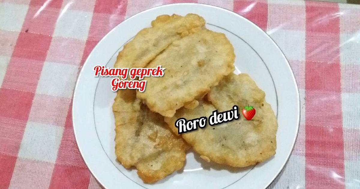 588 resep pisang geprek  enak dan sederhana Cookpad