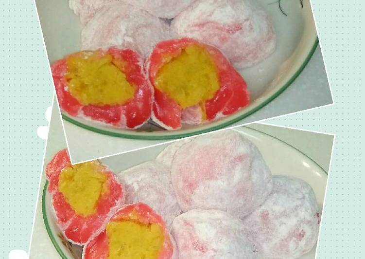 resep lengkap untuk Mochi ubi kuning ??