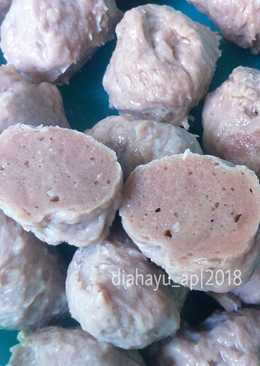 Bakso sapi homemade (blender)