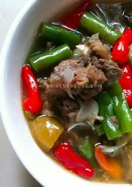 Asem Asem Daging Buncis